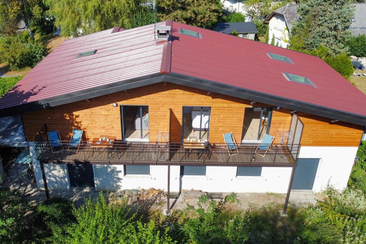 Le Semnoz charmant appartement pour 3 personnes à deux pas du lac! Sévrier Exterior foto